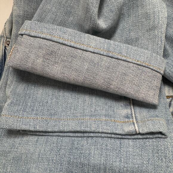 Frame Women's Blue London Los Angeles Denim Mid Rise L'Homme Slim Jeans Size 31 - Picture 8 of 11